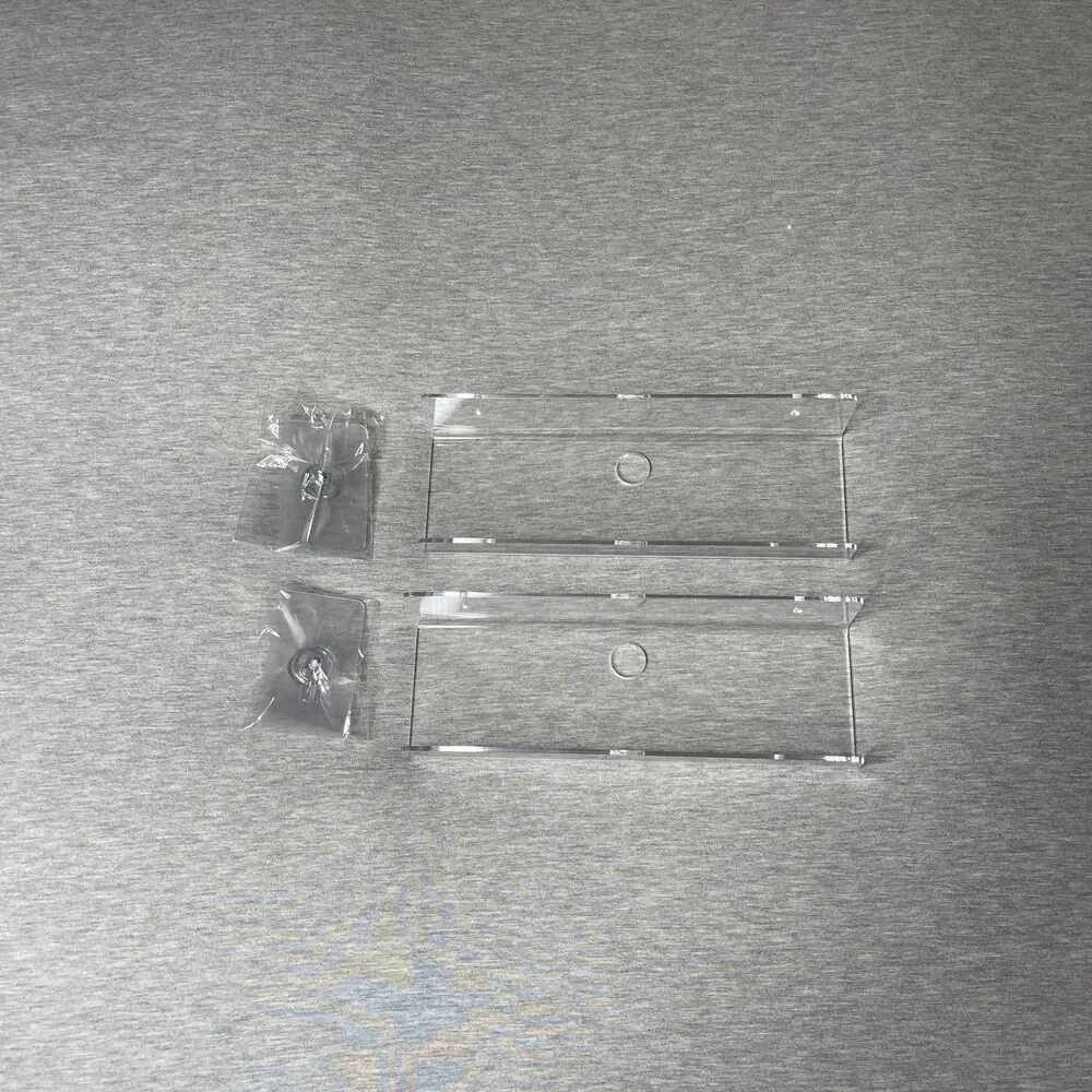 Mocoosy 10” Clear Acrylic Floating Shelves 2 PCS. Set